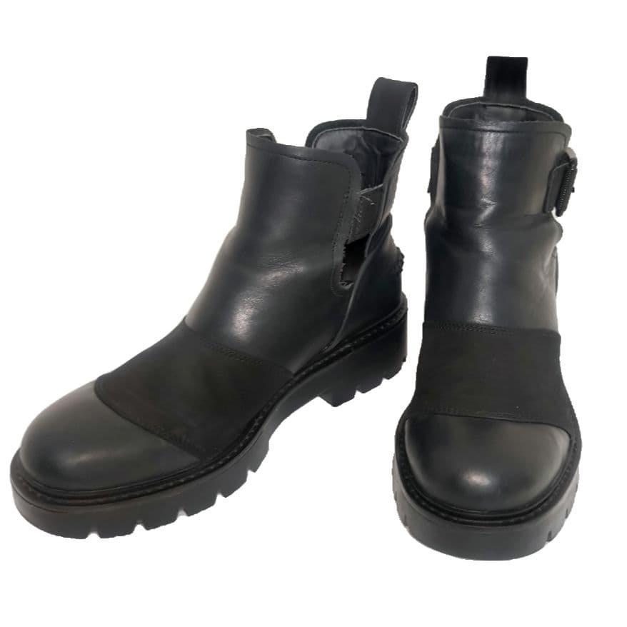 ✨美品✨UGG アグ　Stocktonブーツ　24cm　本革　ブラック