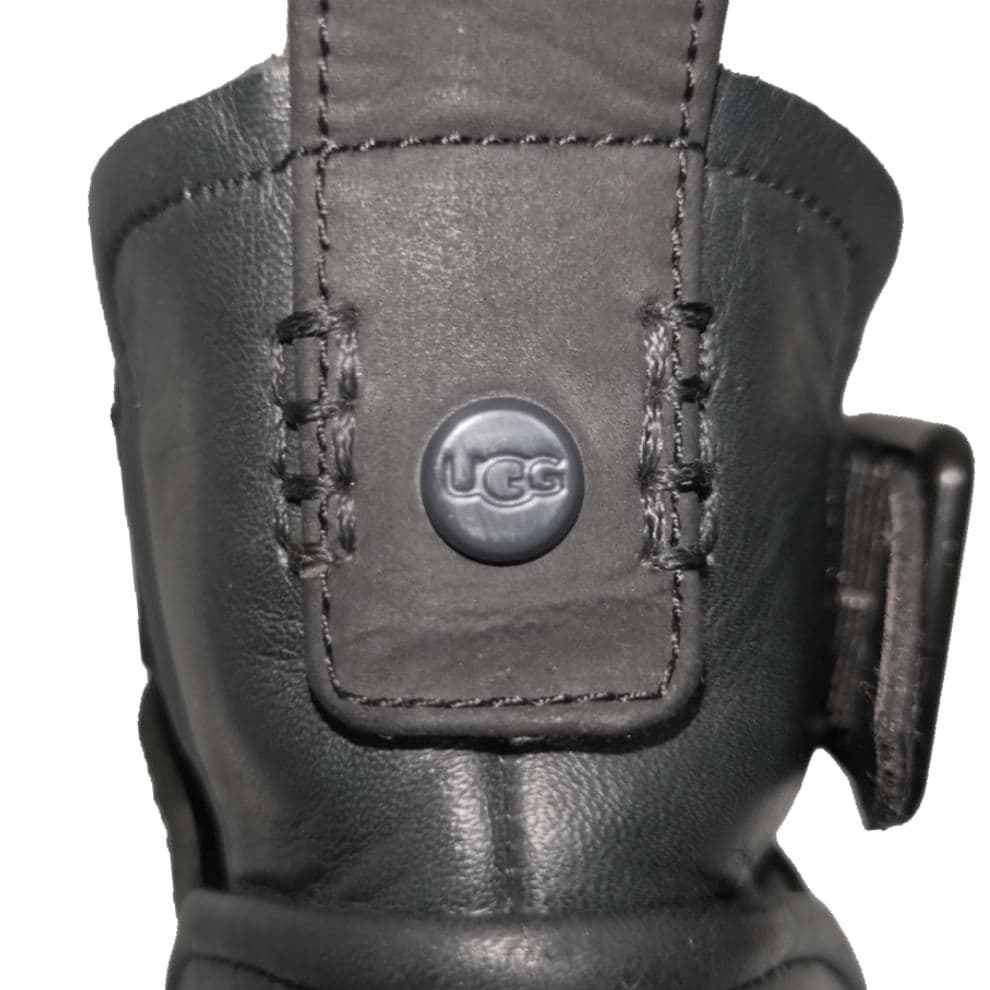 ✨美品✨UGG アグ　Stocktonブーツ　24cm　本革　ブラック