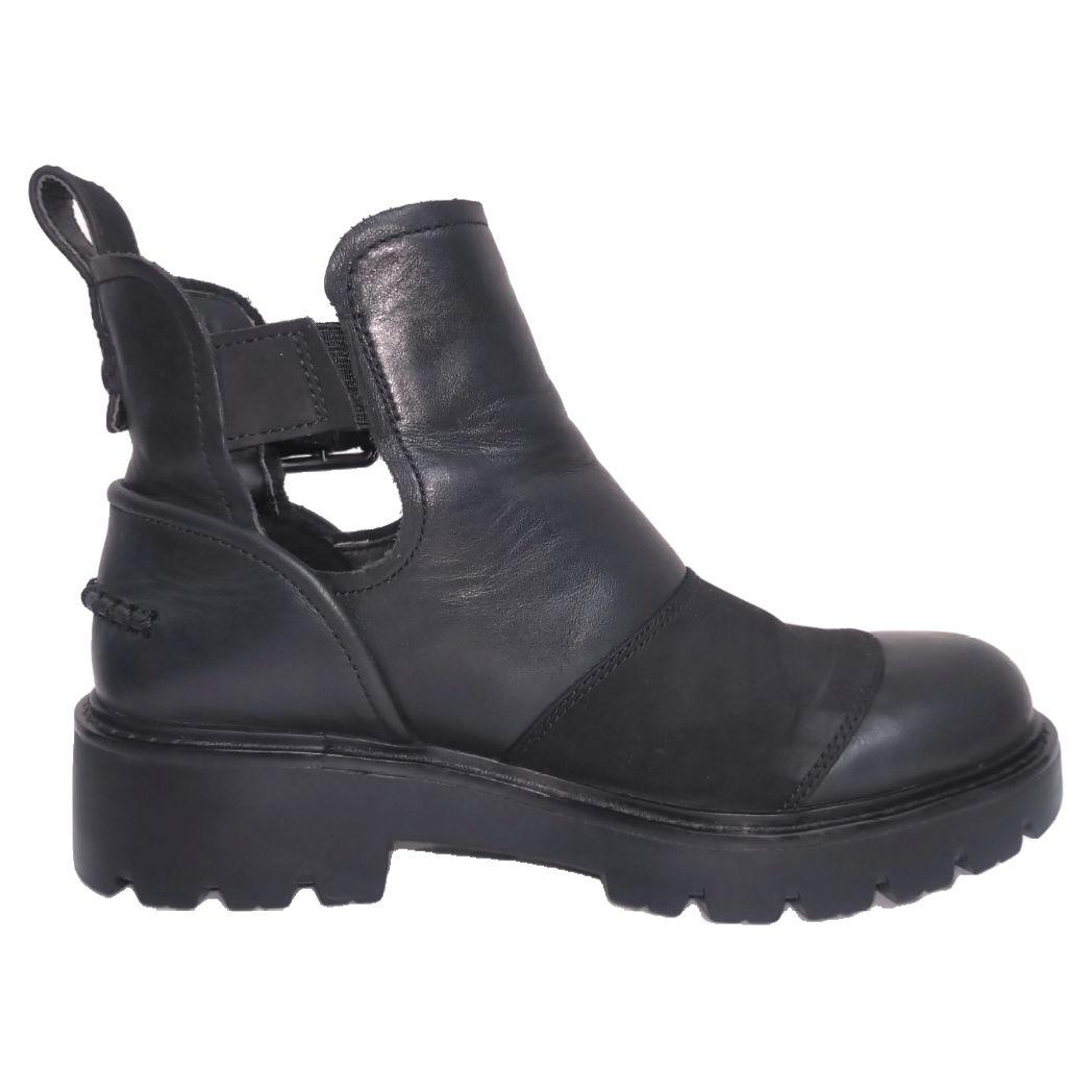 ✨美品✨UGG アグ　Stocktonブーツ　24cm　本革　ブラック