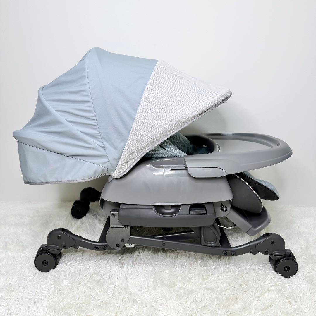 美品 Combi ネムリラ +L ハイローチェア 手動 おやすみドーム