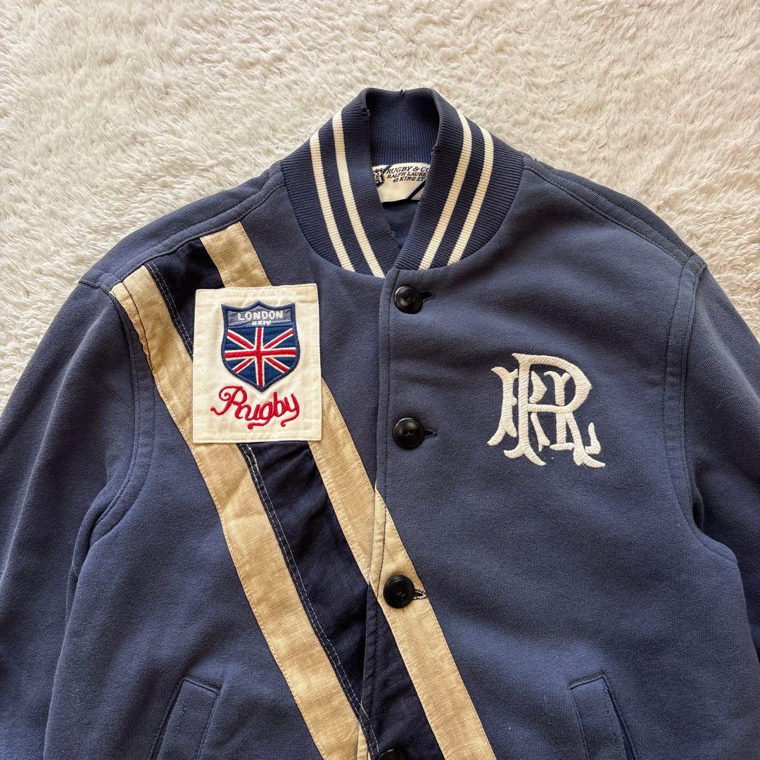 RUGBY RALPH LAUREN ヴィンテージ 加工スウェットジャケット