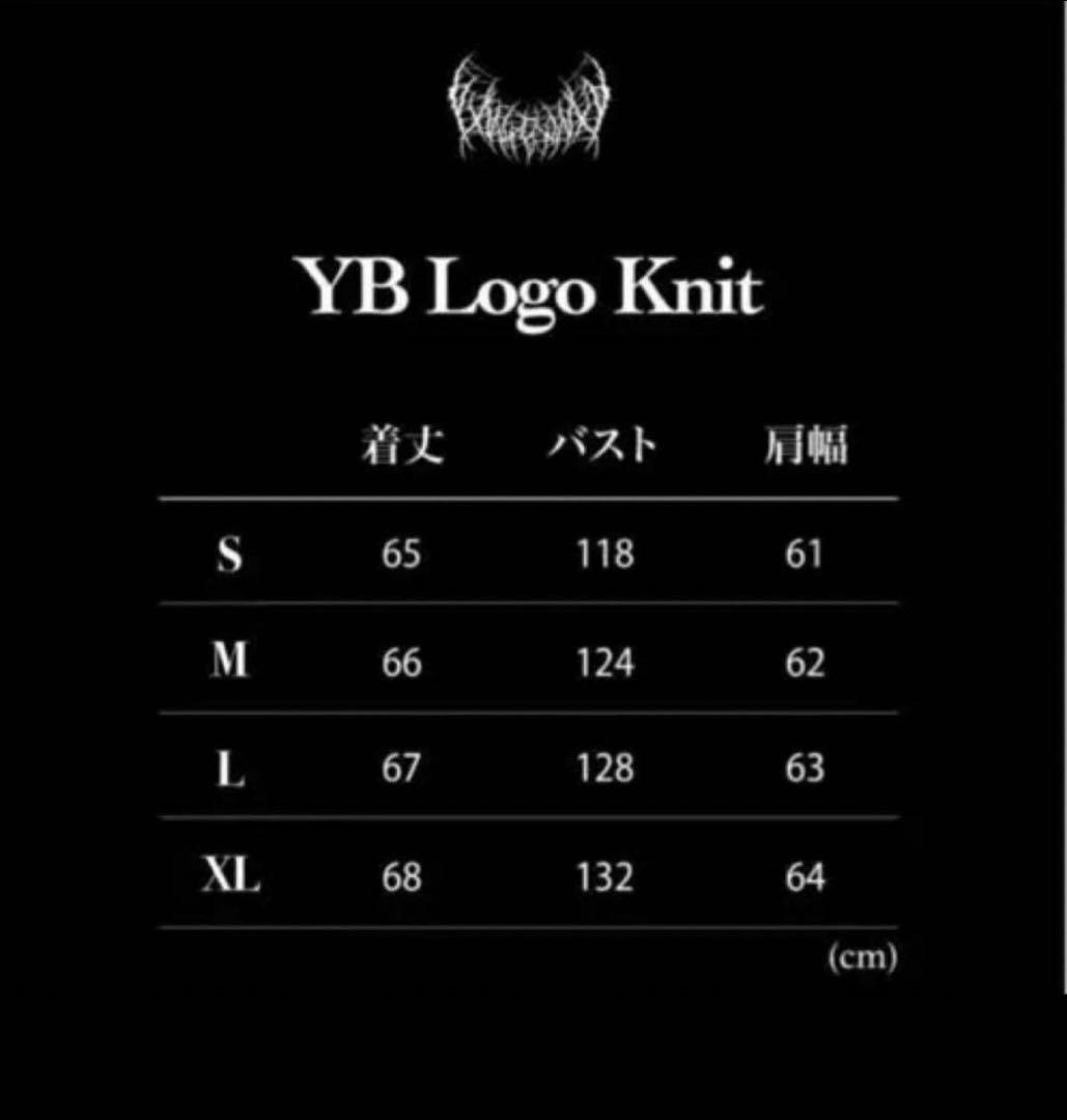 Yxngbratz YB Logo Knit ニット　ブラック