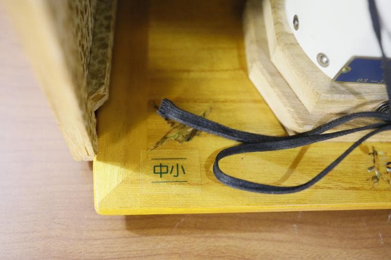 ◆文金高島田　しげもりかつら　人気の栗色　3号◆かつら用中古ケース付き　②