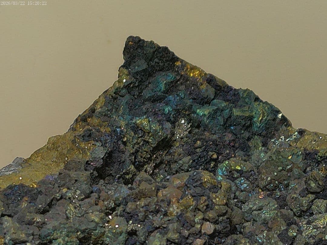 国産 黄銅鉱 715g 足尾銅山