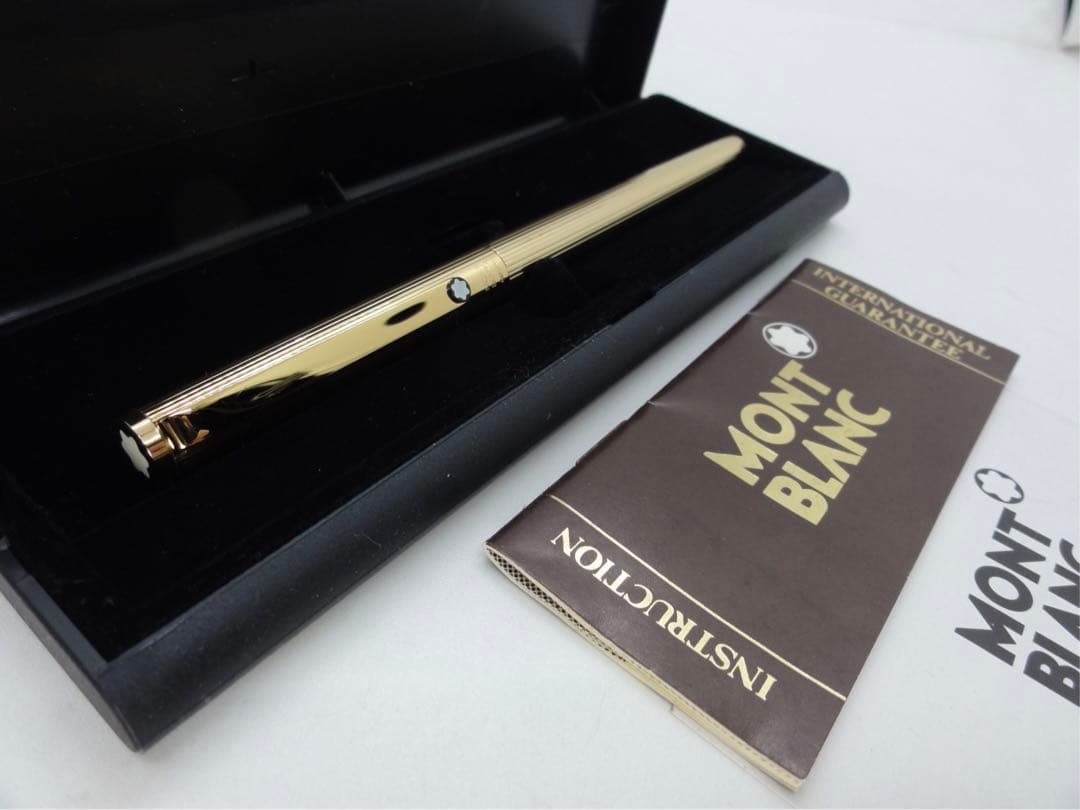 ※未使用に近い保管品！稀少度の高い総金張りSライン最高峰No2147★モンブラン