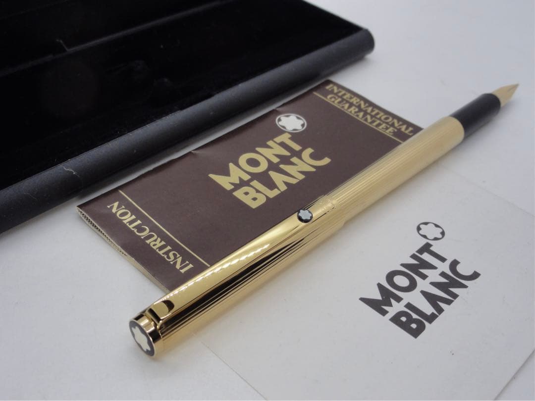 ※未使用に近い保管品！稀少度の高い総金張りSライン最高峰No2147★モンブラン