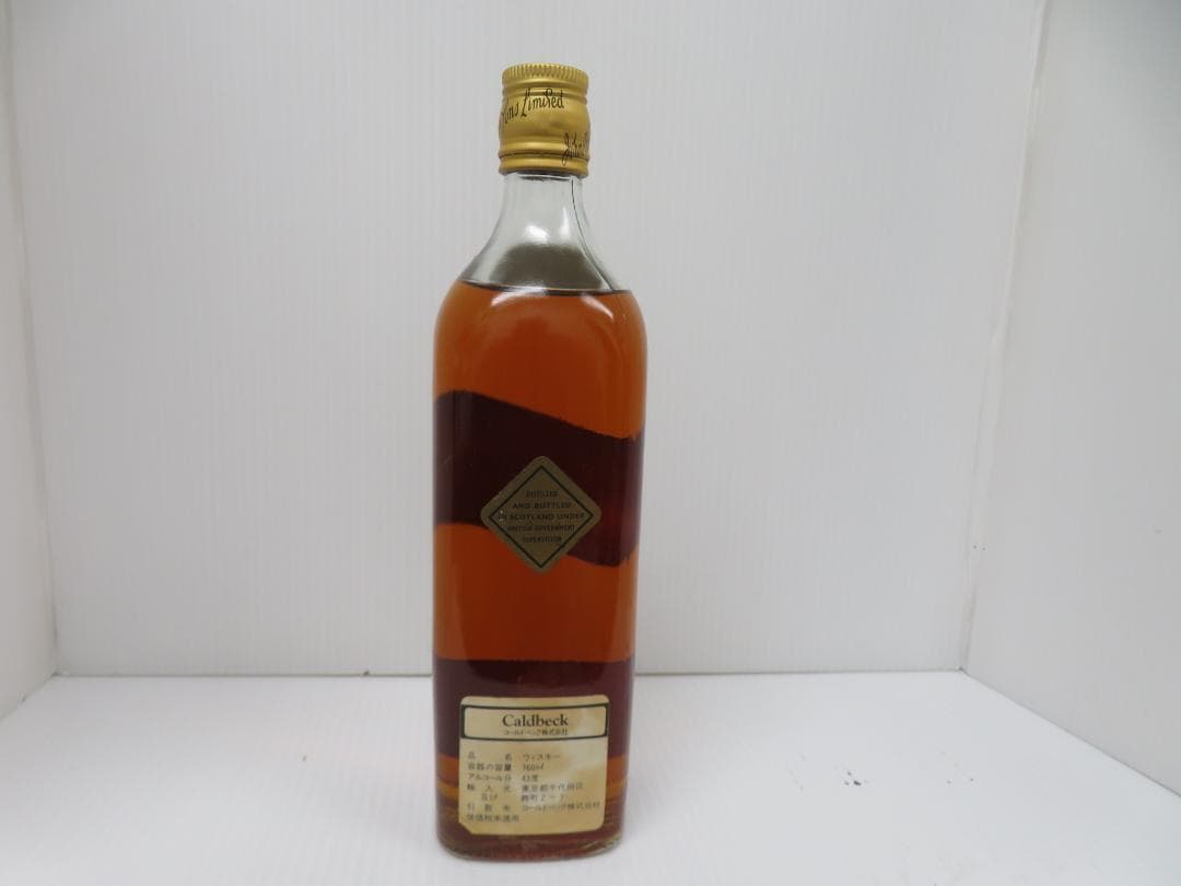 古酒　ジョニーウォーカー　ブラック　コールドベック　未開栓　760ｍｌ　　022