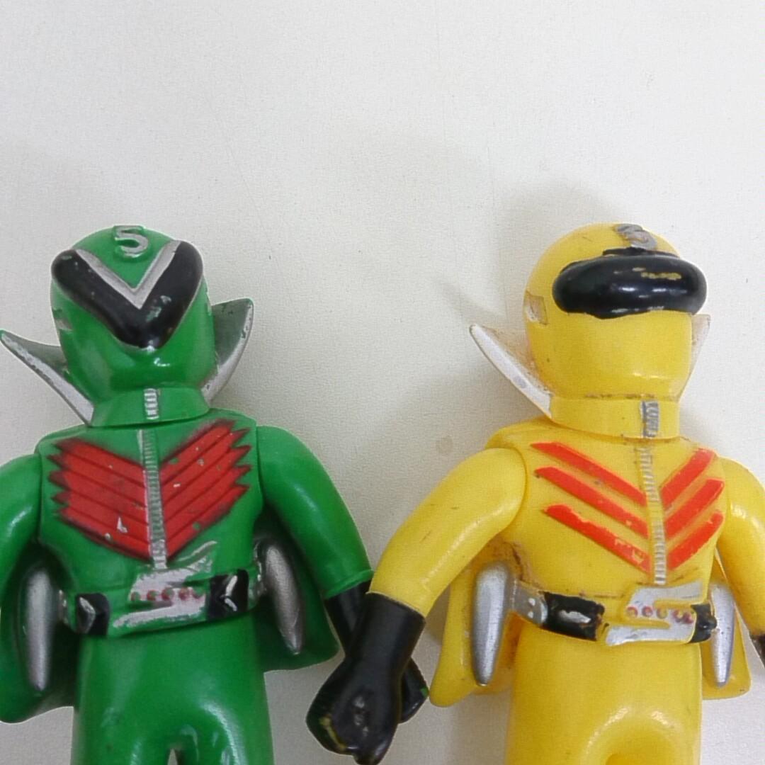 ゴレンジャー ミドリレンジャー キレンジャー ソフビ NET 石森プロ 当時物