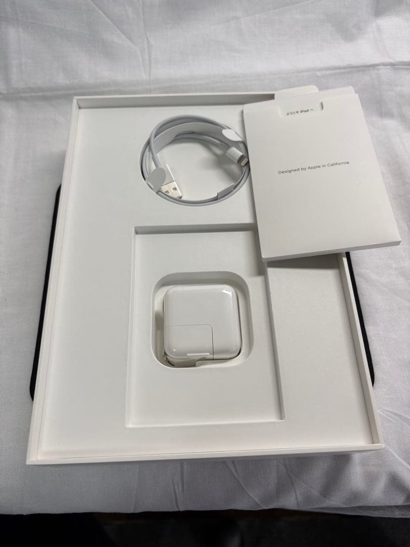 【美品】iPad 第6世代 128GB Wi-Fi シルバー（箱美品・おまけ付）