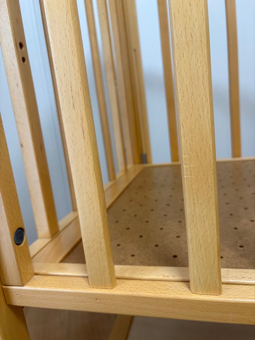 ヤマサキ　ツーオープン　ハイタイプ　ベビーベッド