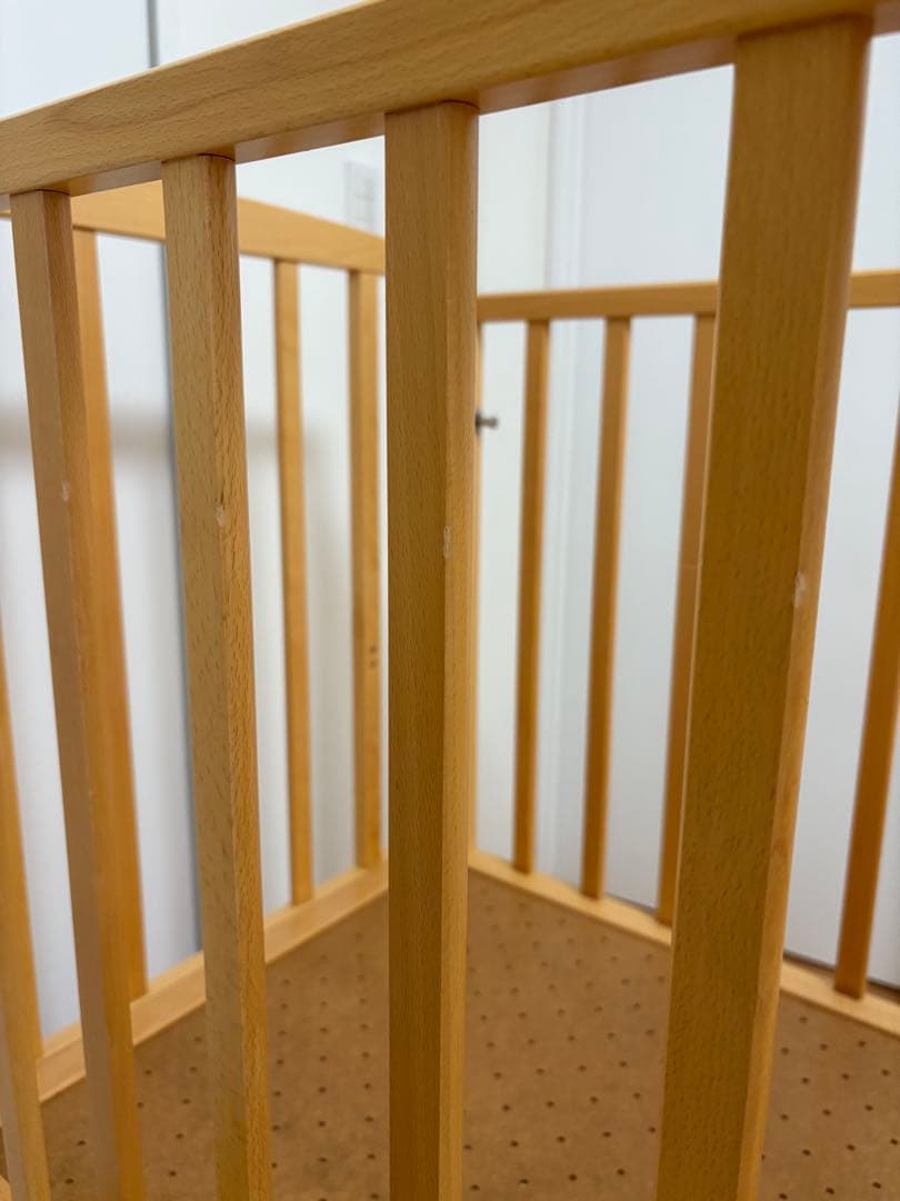 ヤマサキ　ツーオープン　ハイタイプ　ベビーベッド