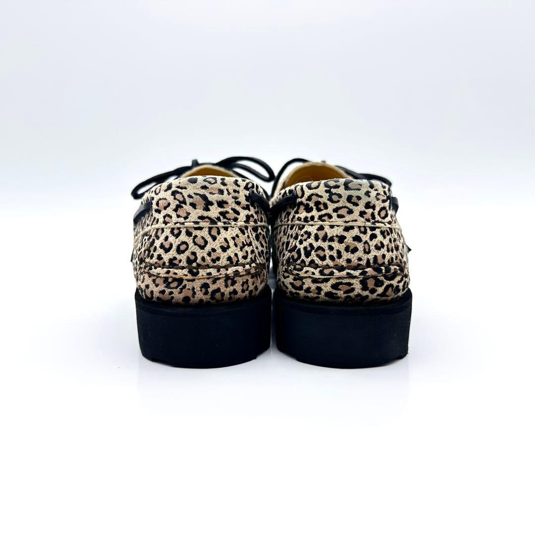 【極美品】パラブーツ MALO デッキシューズ レオパード レザー UA別注