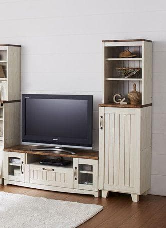 カントリー風　ハイキャビネット　収納棚　整理棚　収納ラック　小物収納