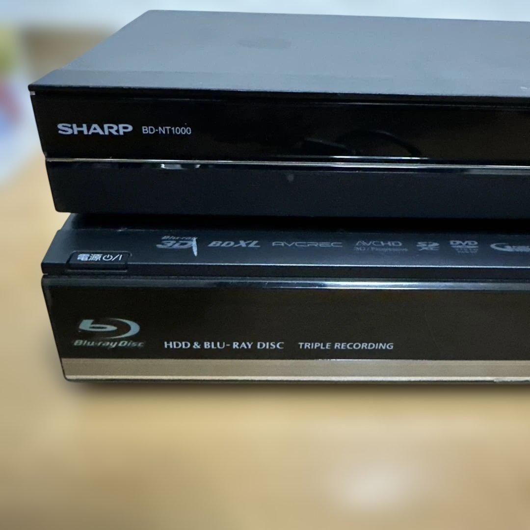レコーダー SHARP BD-NT1000,tz-bdt920pw, tz-hdw611pw