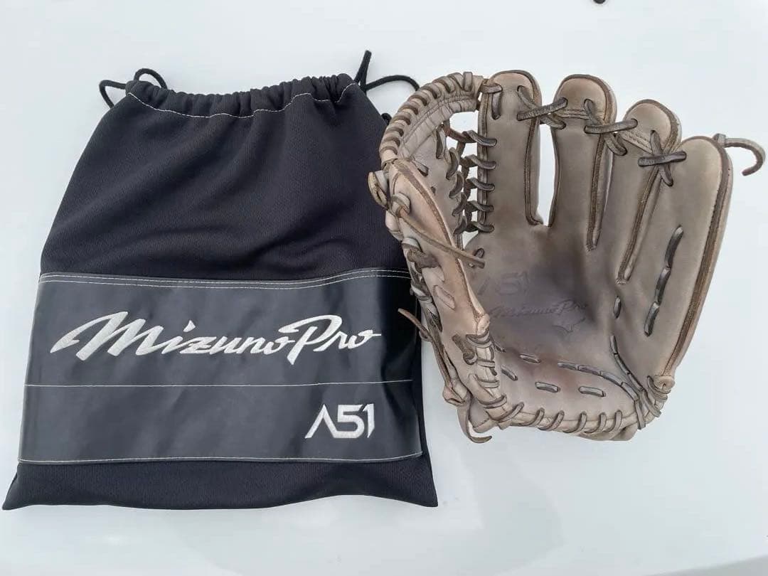 イ*ー様 MizunoPro A51 軟式グローブ 収納袋付き