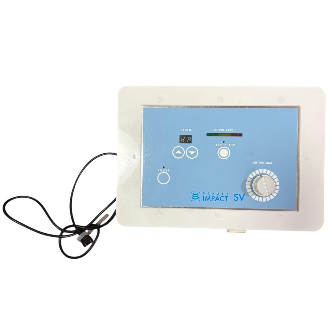 美品☆ビューティーインパクトSV 超音波美容器　肩こり　腰痛　冷え性にも