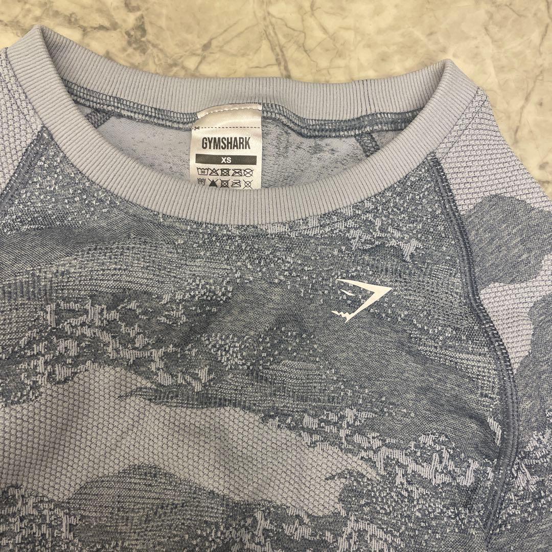  迷彩 クロップトップ レギンスセット XS