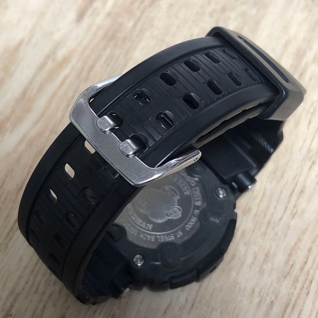 【レアカラーG-SHOCK G-9000】MUDMAN オールブラック★完動美品