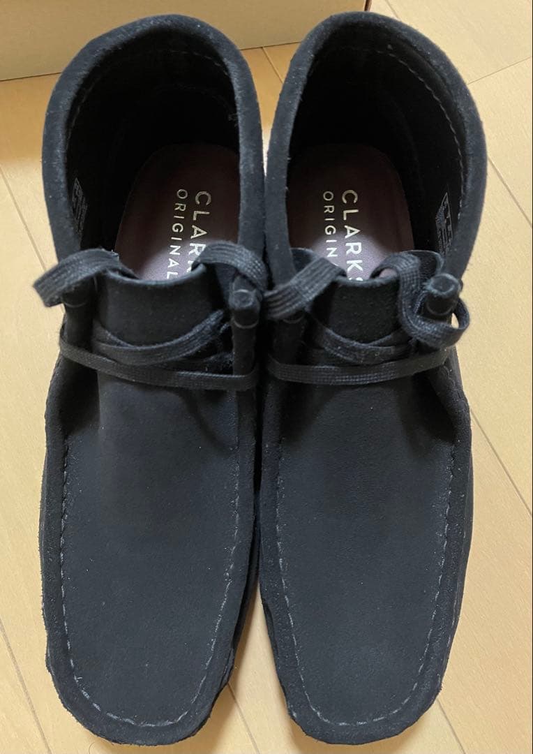 CLARKS Wallabee Boot ブラック UK4.5