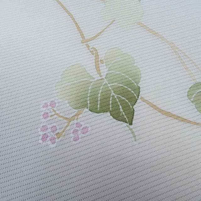 夏着物 正絹 絽“お顔にこやか、ルンルンの童子とあなた♪”訪問着 N-33