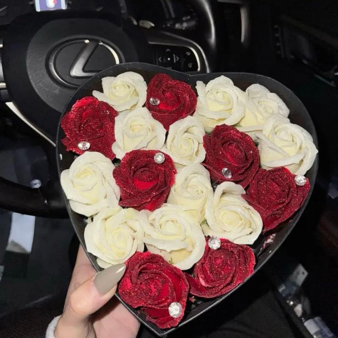 グリッターローズ　バラ　ソープフラワー　開業セット　制作セット　ワンホンブーケ