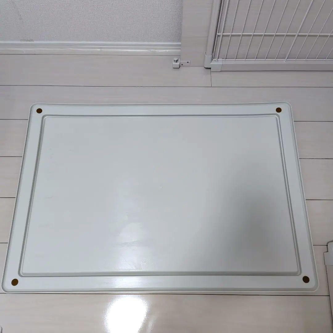 アイリスオーヤマ PIWS-960　ホワイト　木目調 サークル　犬　猫