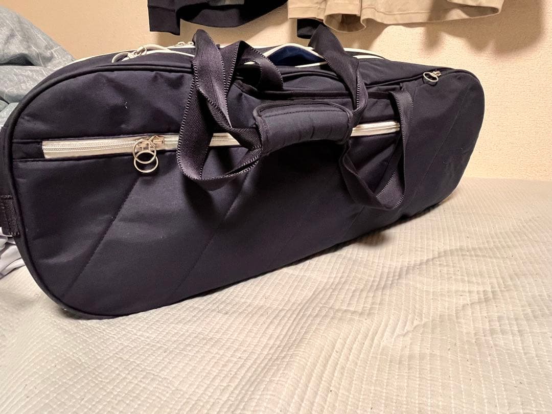 ミズノ 2wayトーナメントバッグ テニス バドミントン ネイビー