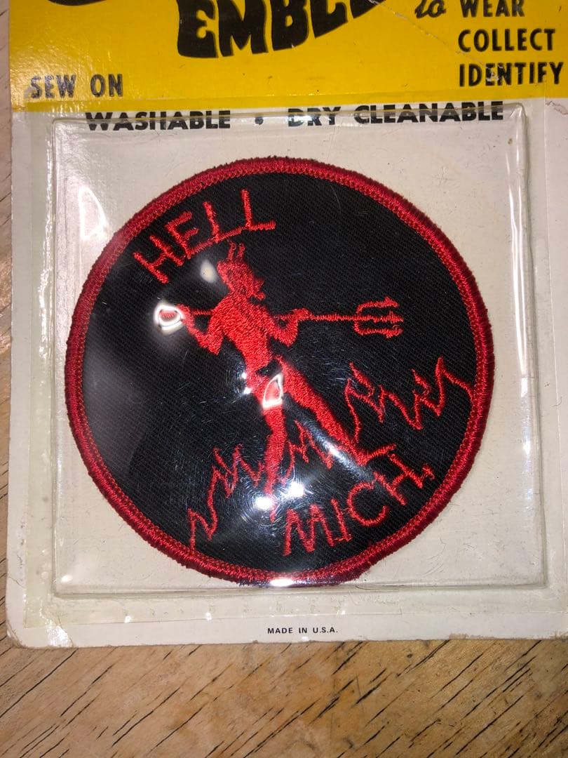 ビンテージ 60s デビル　悪魔　Devil ワッペン ノースノーネーム　レトロ