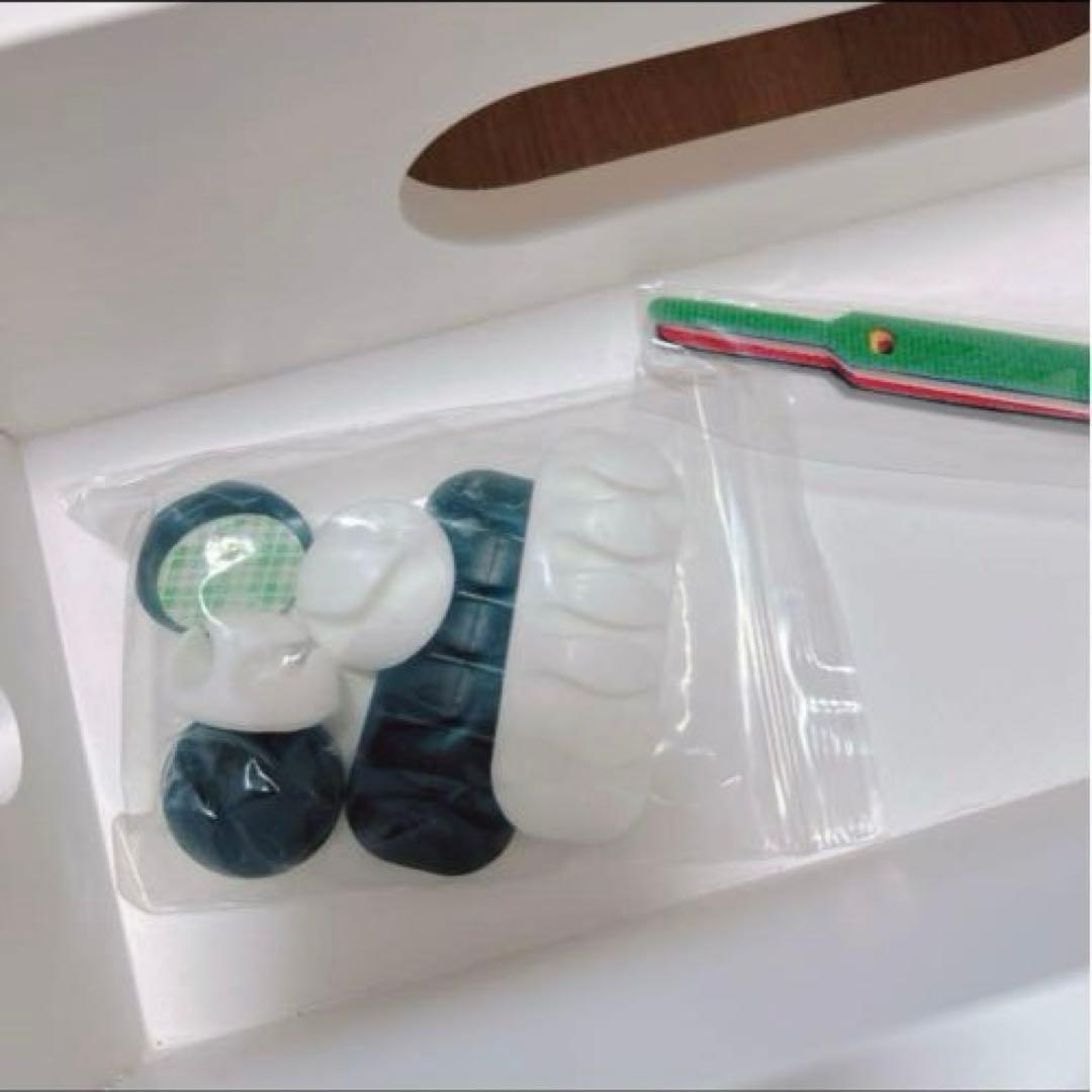 NATURE SUPPLIES｜木製ケーブル収納ボックス ホワイト　2個セット