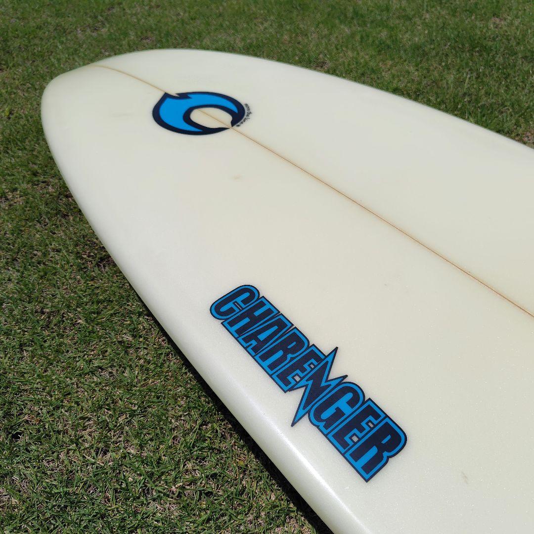 【たちつてと】ホワイト サーフボード デッキパッド付き　6.5