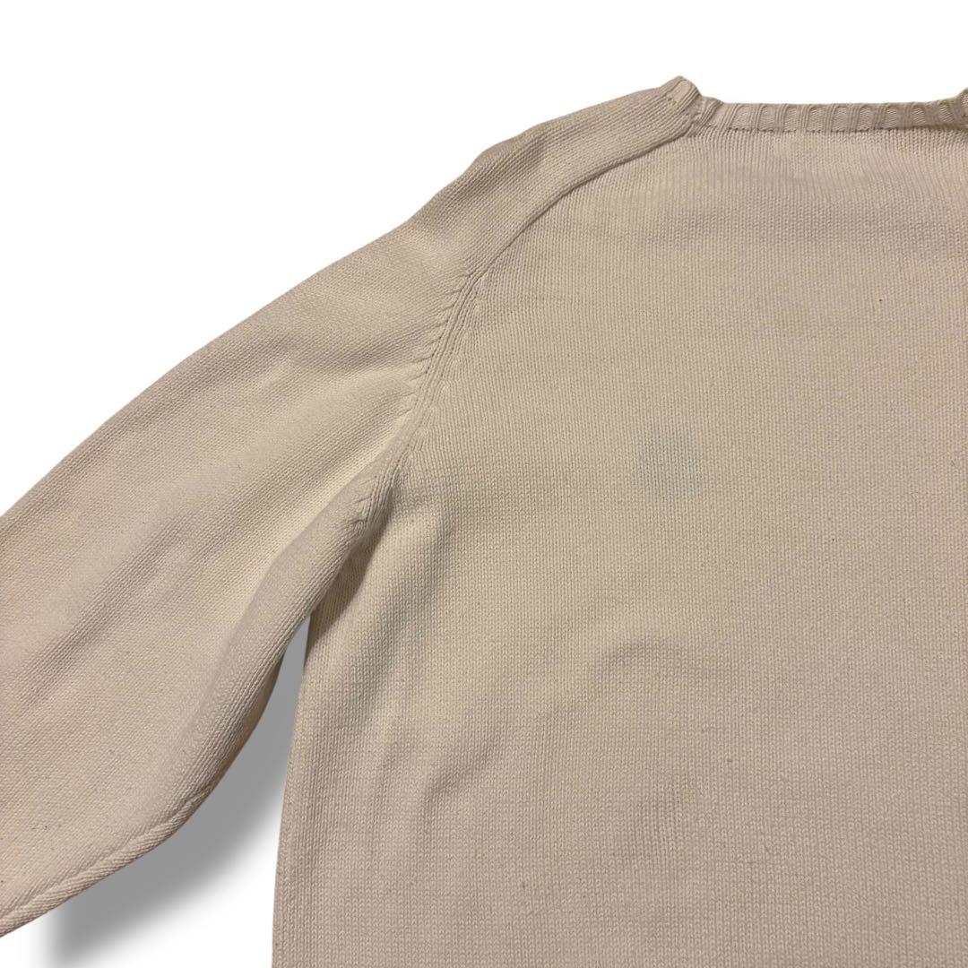 Polo by Ralph Lauren ポロベア 刺繍 コットンニット L