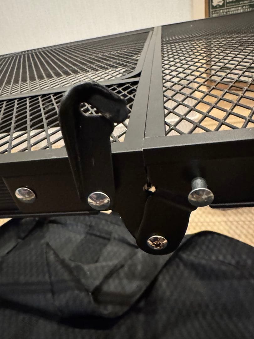 Logos ロゴス　アイアンメッシュ　テーブル ブラック　13070-BC