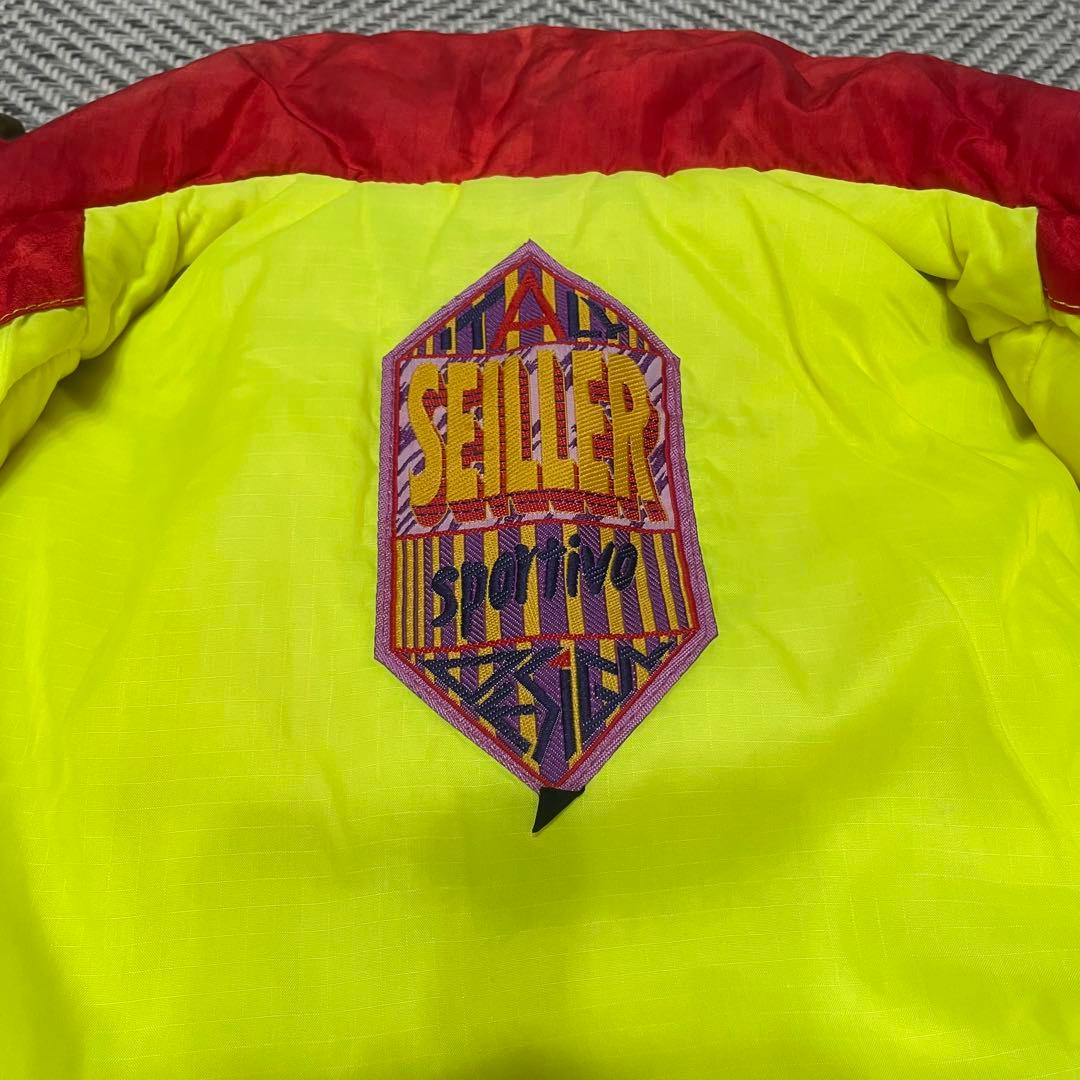 【年代物・レア】SEILLER スキースノボウェア セットアップ　レッド　L