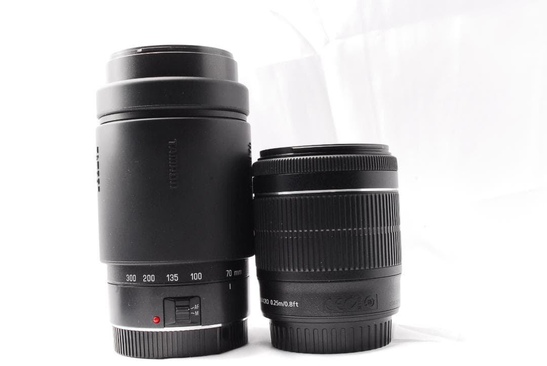 即購入1000円OFF❤️キャノン kiss X7 ダブルレンズセット バッグ付