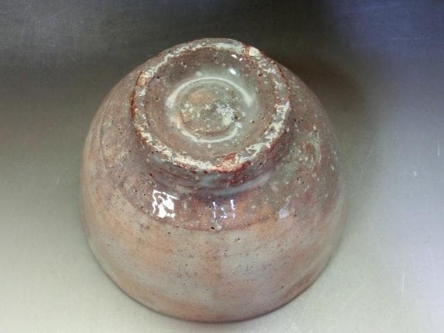 茶碗■萩焼き「三輪敏之」浴城陶苑 お茶道具 桐共箱 古美術 時代物 骨董品■