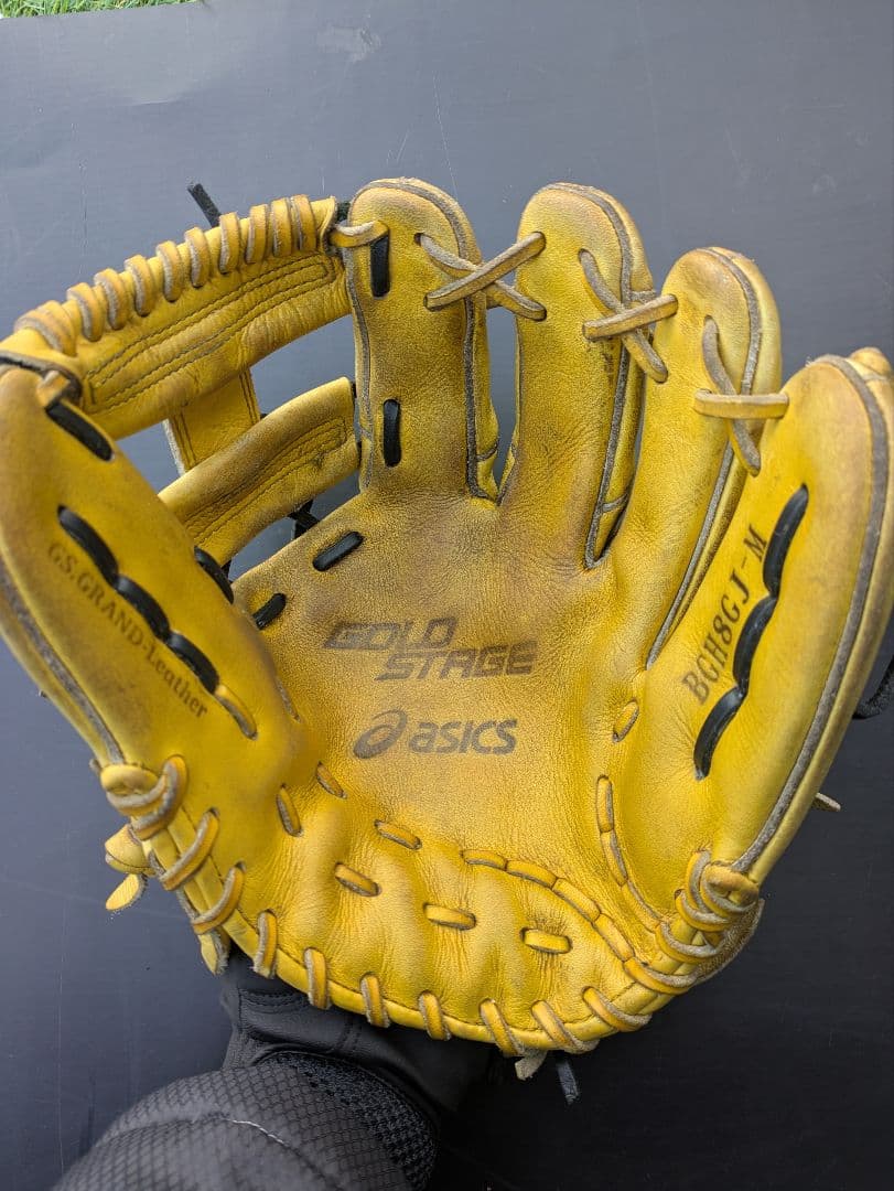 アシックス ゴールドステージ 硬式グローブ 美品