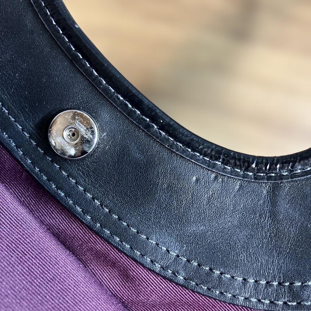 COACH コーチ シグネチャー ワンショルダーバッグ がま口 ブラック