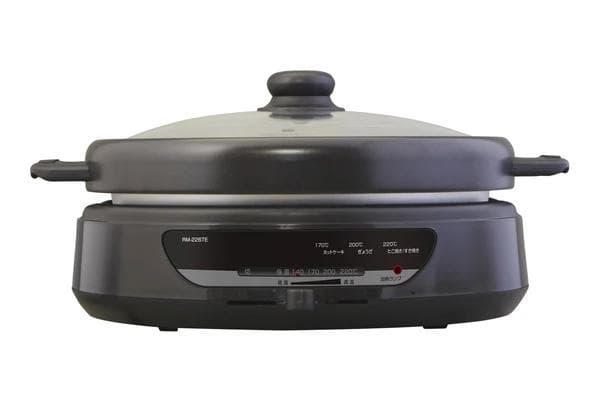 たこ焼き・焼肉・焼きそば・鍋料理すき焼き 3枚プレートグリル鍋焼く煮る炒める蒸す