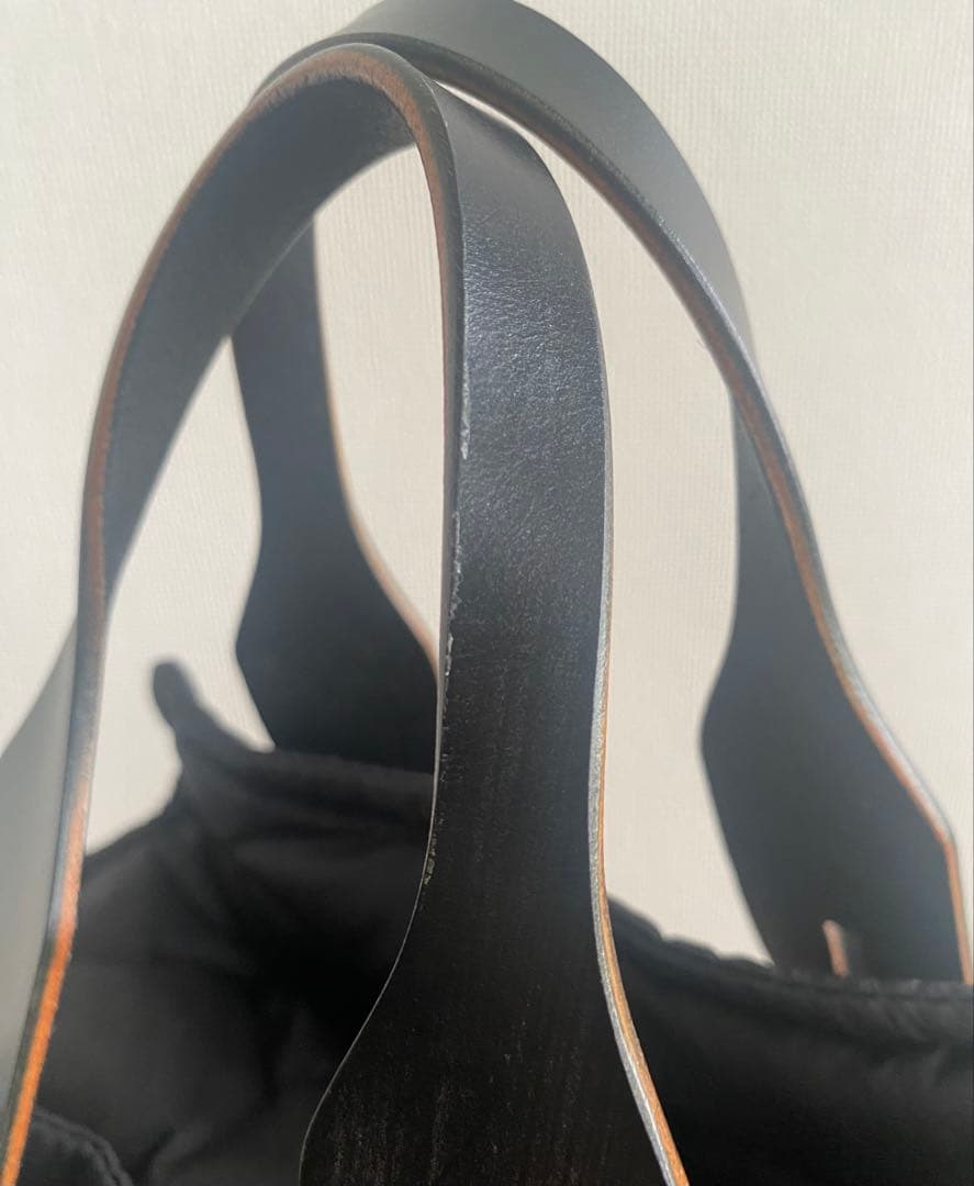 エバゴスebagos角たてバスケットスイッチハンドルリサイクルリップかぶせ黒