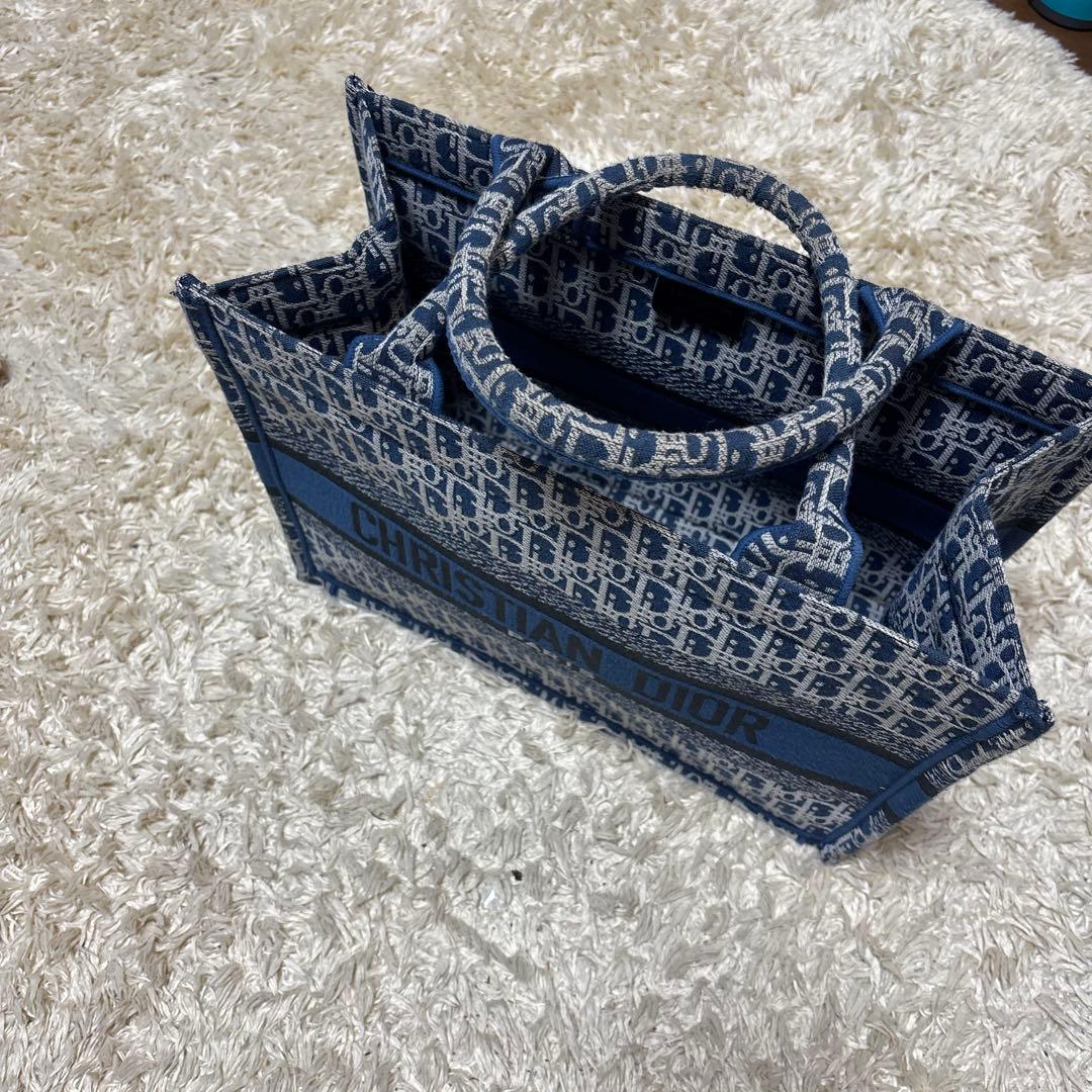 CHRISTIAN DIOR エコバッグ ネイビー