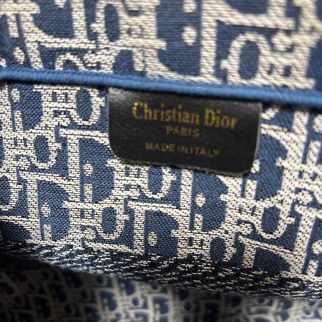 CHRISTIAN DIOR エコバッグ ネイビー