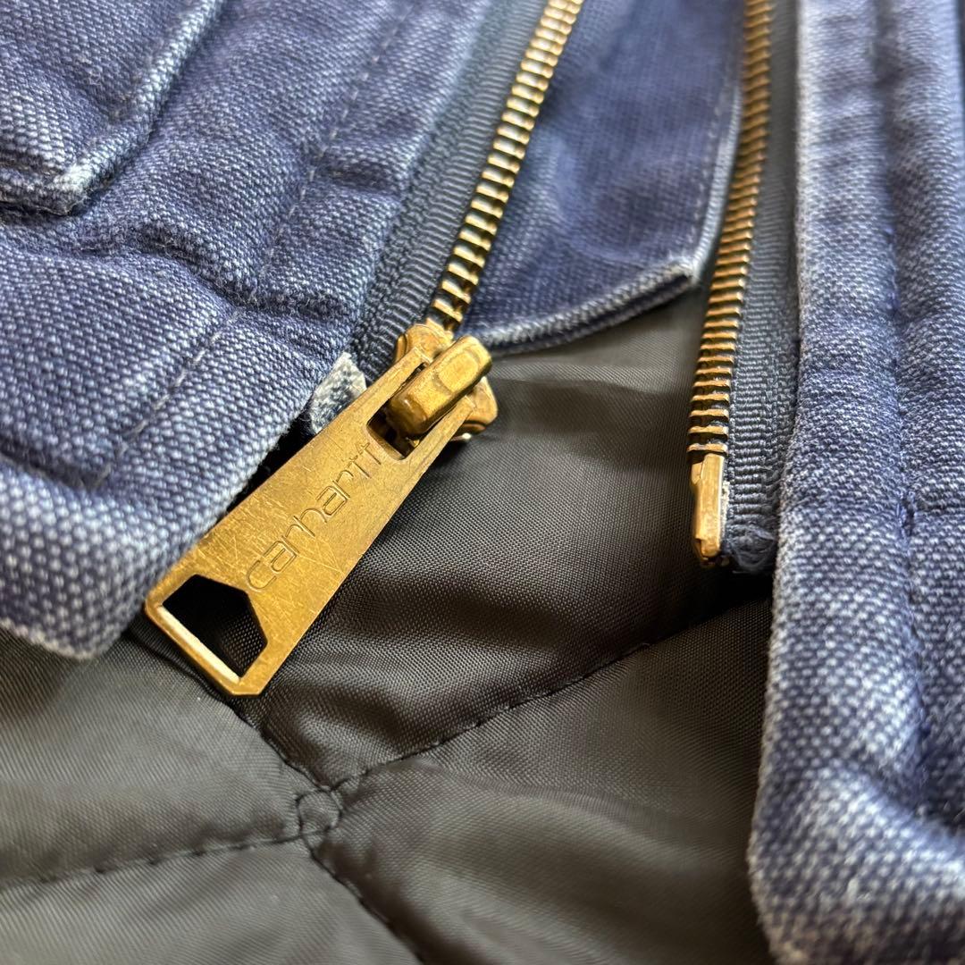 90's カーハート ベスト ネイビー ナス紺 フェード M ステューシー