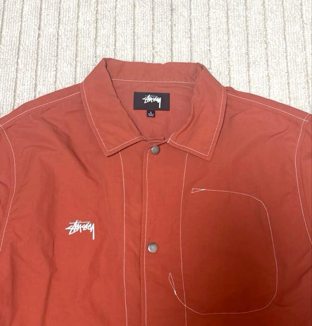 【美品】Stussy ステューシー フォルサム コーチジャケット　メンズ　Ｌ