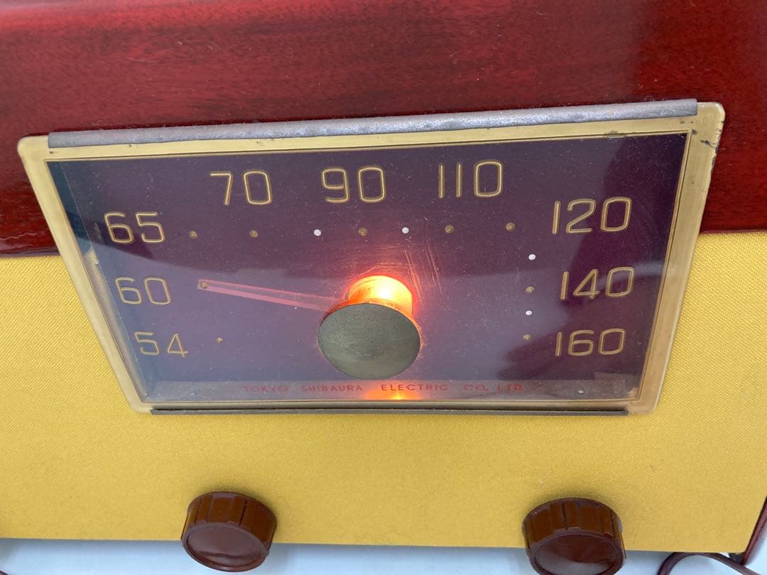 【稼働品✨】 Toshiba 東芝 マツダ　真空管ラジオ 昭和レトロ　激レア美品