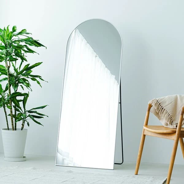 アーチ型スタンドミラー ルーミー 姿見 全身鏡 飛散防止
