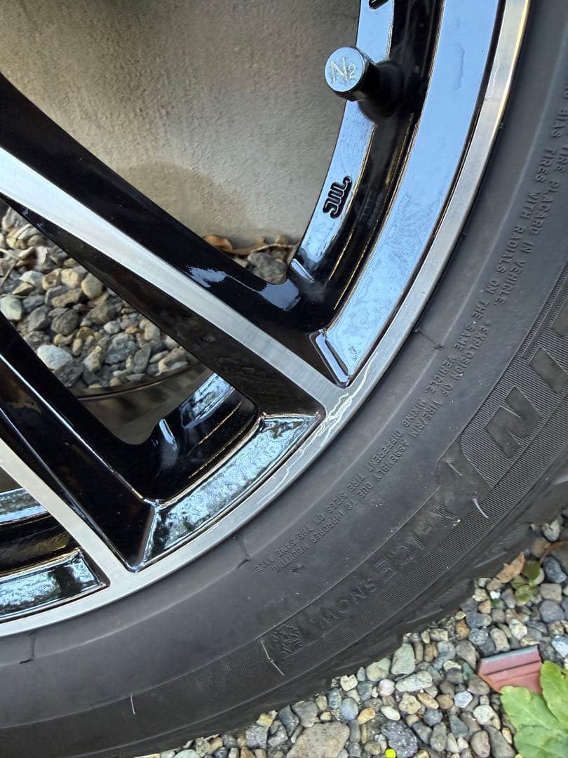 ②メルセデスE300用245/45 R18 ミシュランスタッドレスMAKホイール