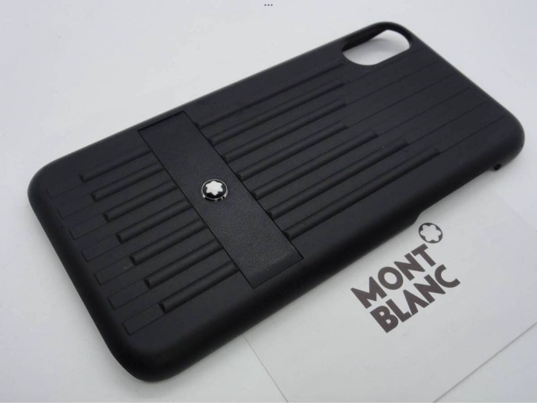 ⭐️モンブラン製⭐️稀少な入手困難品iPhoneX・XS用スマホケース⭐️ソフトラバー