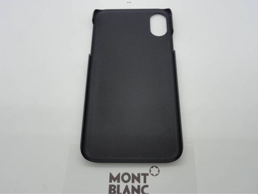 ⭐️モンブラン製⭐️稀少な入手困難品iPhoneX・XS用スマホケース⭐️ソフトラバー