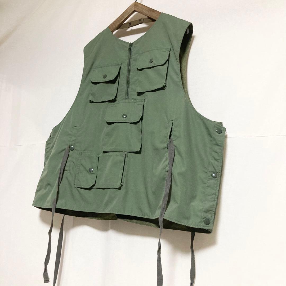 XLサイズ！ENGINEEREDGARMENTS ダブルフロントベスト