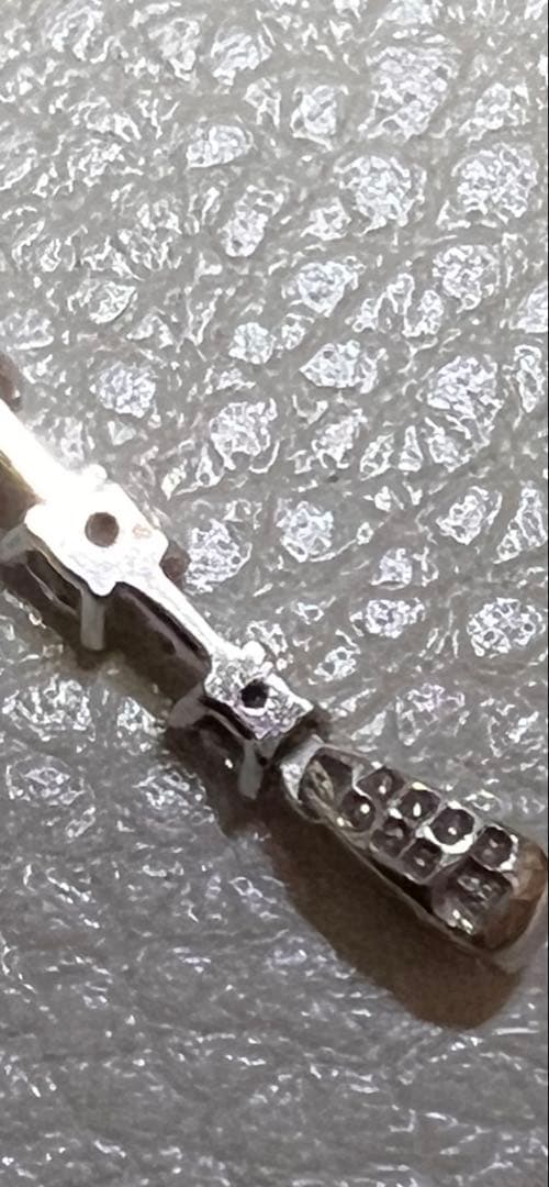 18k WGペンダント直径0.25